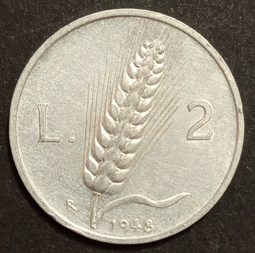 Italia lire spiga - italia, 1948