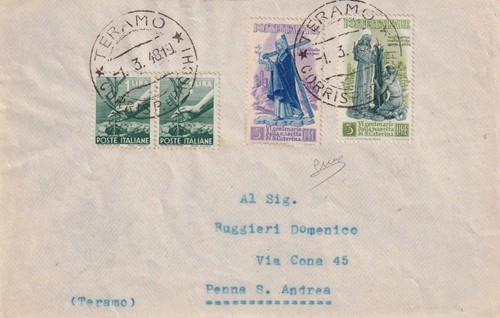 1948 busta con s caterina - busta,