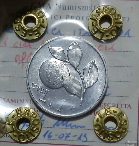 Lira arancia 1948 fdc - lira,