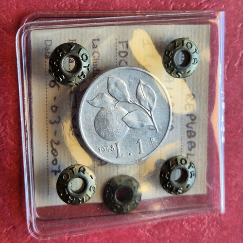 Lira 1948 arancia perizia - lira,