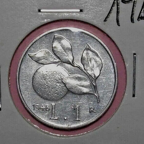 Lira arancio 1948 fdc - lira,