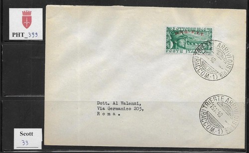 Pht 399 trieste ftt fdc - pht_399., w