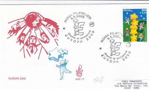 2000 fdc europa unita - fdc, "europa