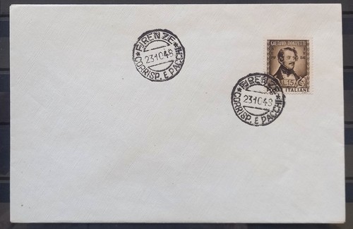 Italia 1948 fdc - italia,