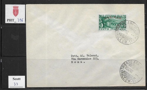 Pht 396 trieste - fdc, w