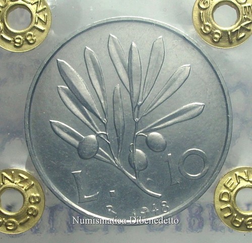 Repubblica lire 1948 - -, 10