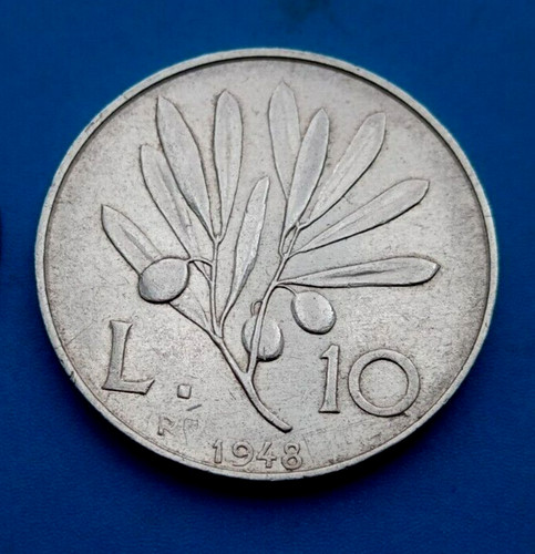 Repubblica italiana lire - repubblica, 10